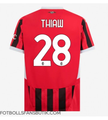 AC Milan Malick Thiaw #28 Replika Hemmatröja 2024-25 Kortärmad